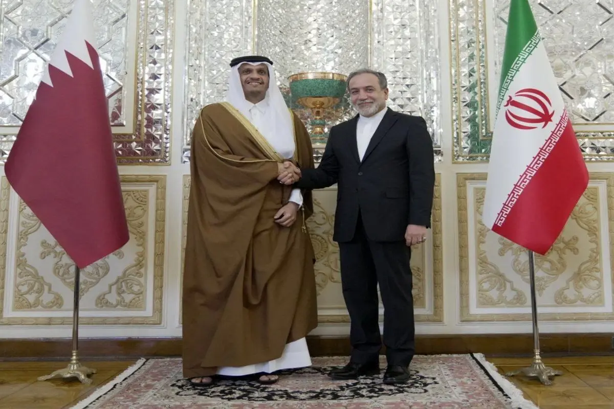 وزیر الخارجیة الایرانی یستقبل نظیره القطری فی طهران