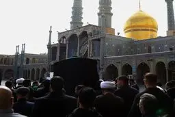پیکر آیت‌الله موسوی یزدی در حرم حضرت معصومه به خاک سپرده شد