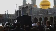 پیکر آیت‌الله موسوی یزدی در حرم حضرت معصومه به خاک سپرده شد