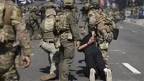 ورود ارتش برای سرکوب آشوب در لس‌آنجلس