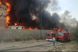 فیلم آتش‌سوزی شرکت پترو پالایش گهر دورود/ ویدئو

