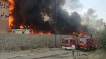 فیلم آتش‌سوزی شرکت پترو پالایش گهر دورود/ ویدئو

