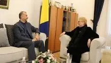 Iran FM meets Bosnian counterpart in Sarajevo