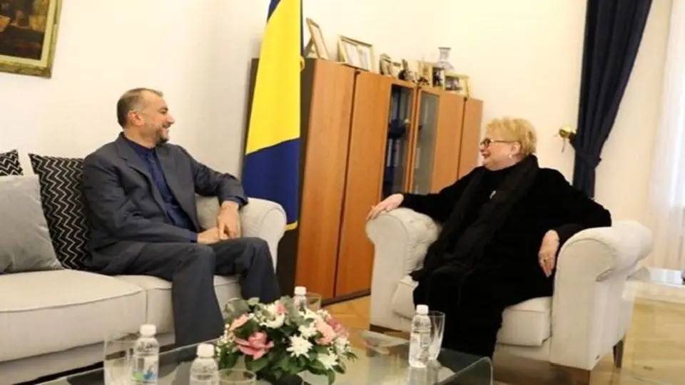 Iran FM meets Bosnian counterpart in Sarajevo