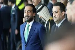   نخست وزیر پیشین و رئیس پارلمان پیشین عراق در صف بازداشتی ها قرار گرفتند 