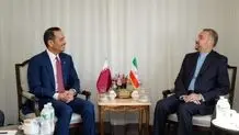 دیدار وزرای خارجه ایران و قطر در حاشیه اجلاس سازمان ملل

