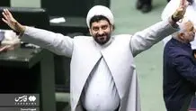  شادی جالب نماینده مجلس از رای عدم اعتماد به وزیر صمت +عکس