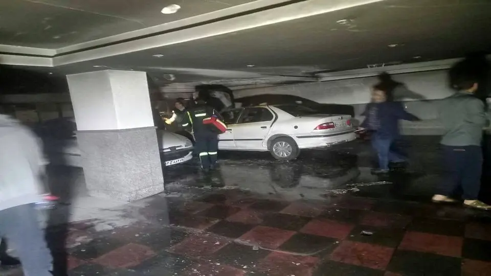 آتش سوزی در ساختمان مسکونی در زنجان