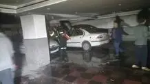 آتش سوزی در ساختمان مسکونی در زنجان