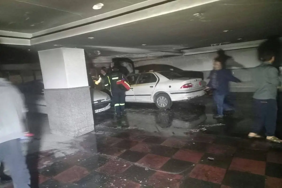 آتش سوزی در ساختمان مسکونی در زنجان