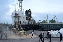 روسیه یک بندر غلات در اوکراین را بمباران کرد

