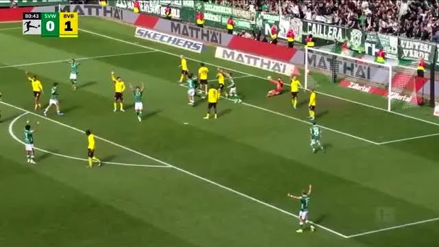 خلاصه بازی دورتموند و وردربرمن+ ویدئو