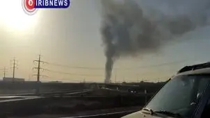 ماجرای دود سیاه در حوالی شهر پرند چیست؟ + ویدیو