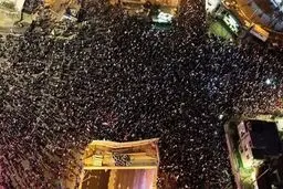 ‌ازسرگیری اعتراضات گسترده علیه نتانیاهو

