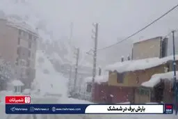 تصاویری از بارش برف در نقاط مختلف استان تهران
