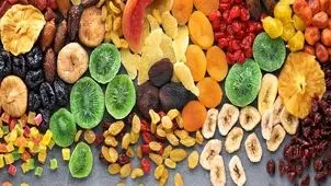 مقایسه میوه های خشک و تازه؛ مغذی اما پر کالری
