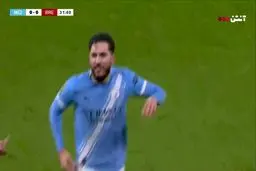 گل اول منچسترسیتی به برنتفورد+ ویدئو