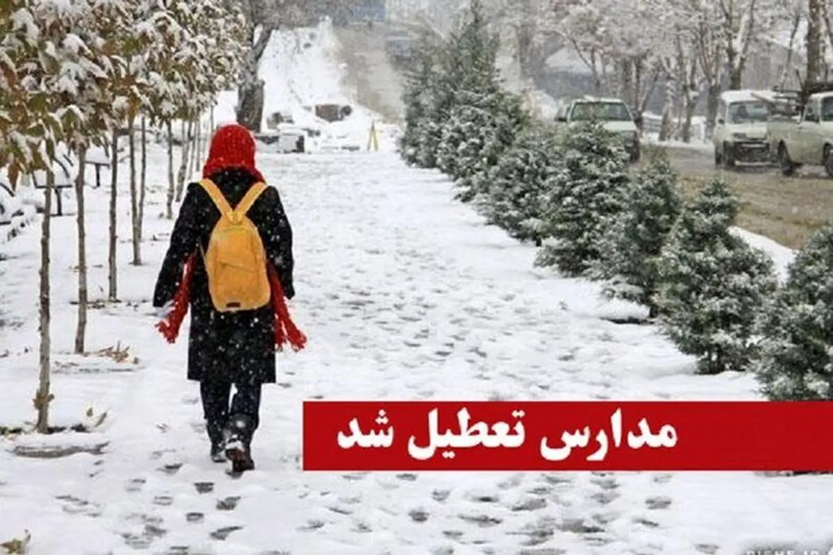 سرما مدارس اردبیل را تعطیل کرد