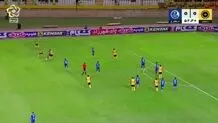 گل اول سپاهان به استقلال خوزستان+ ویدئو