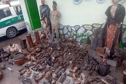 کشف عتیقه تقلبی در مراغه