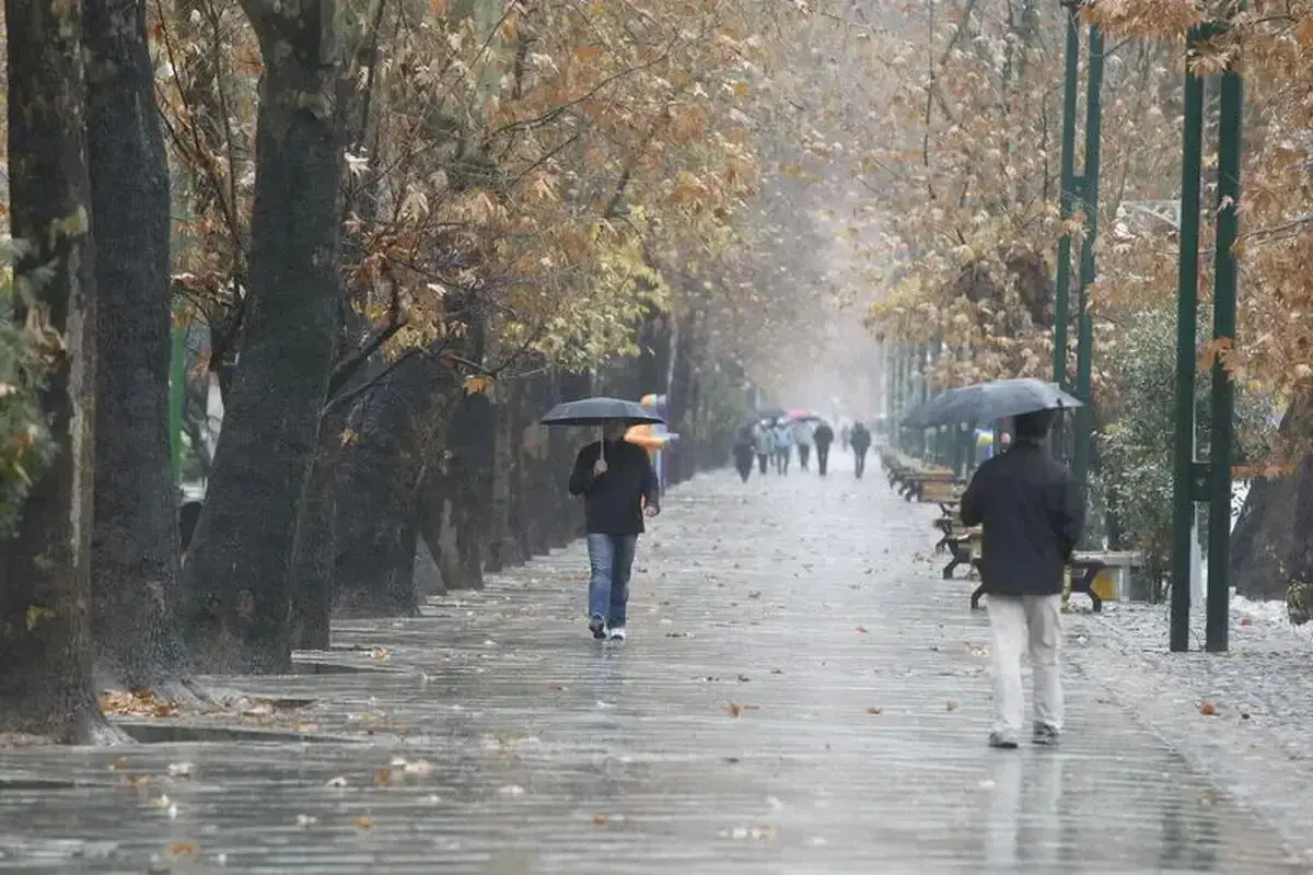 بارش‌های پاییزی تهران از نیمه دوم مهر آغاز می‌شود