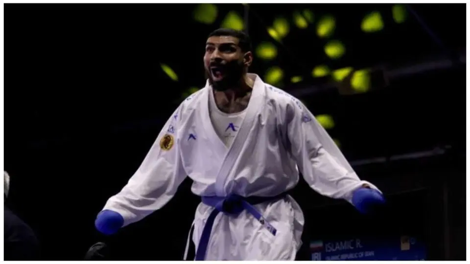 صالح اباذری به نقره کاراته رسید