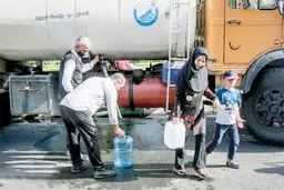 مصائب بی‌برقی، بی‌آبی