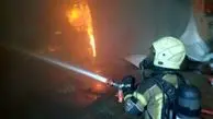 آتش‌سوزی در حوالی اتوبان شهید رجایی تهران