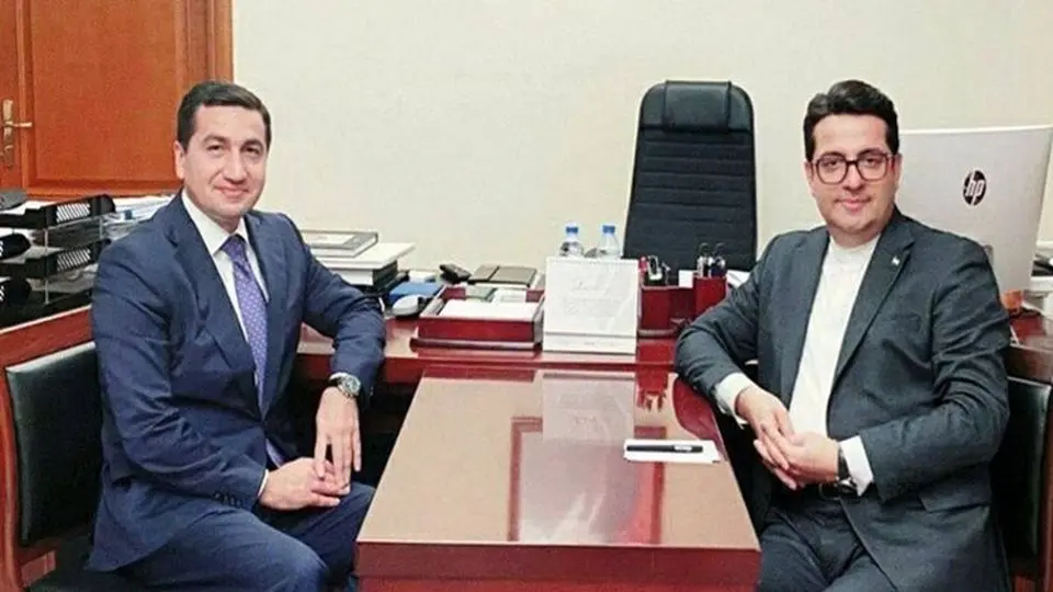 سفیر إیران بجمهوریة آذربیجان یجری مشاورات مع مساعد علییف