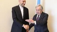 دیدار  وزیر امور خارجه و گوترش