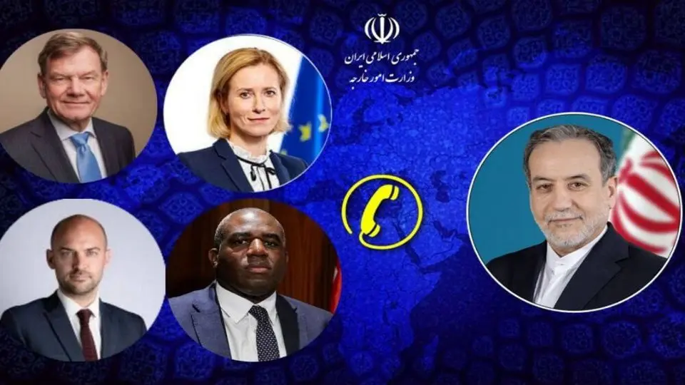 عراقچی امروز با سه وزیر خارجه کشورهای اروپایی  تلفنی گفتگو می‌کند 