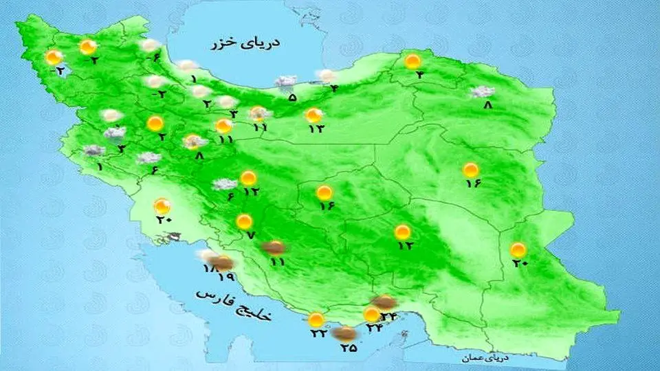 تداوم بارش‌ها در نیمه شرقی کشور