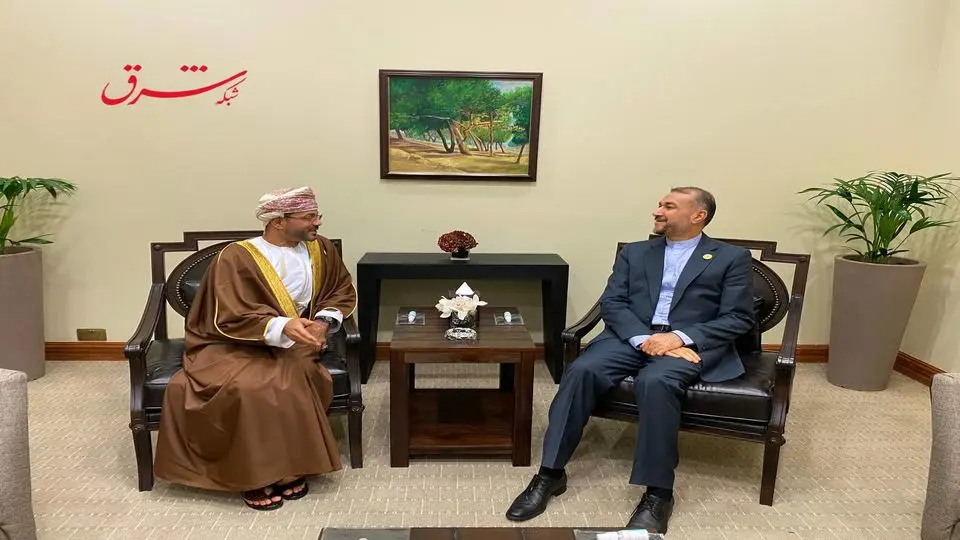 دیدار امیرعبداللهیان با وزیر خارجه عمان در حاشیه نشست بغداد- ۲ در امان/امیرعبداللهیان: تاکید بر حل و فصل مشکلات امنیتی