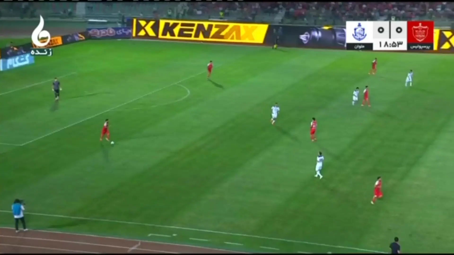گل اول پرسپولیس به ملوان+ ویدئو
