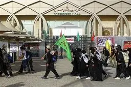 بازگشایی درهای جدید در پایانه مرزی مهران برای تردد زائران 
