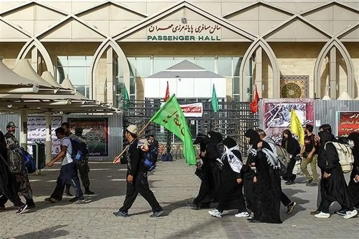 بازگشایی درهای جدید در پایانه مرزی مهران برای تردد زائران 