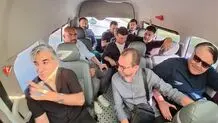 هواپیمایی از تهران به آبادان / چند چهره به جنوب رفتند + عکس