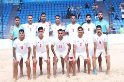 پیروزی پرگل فوتبال ساحلی ایران با نتیجه  ۹ بر ۱