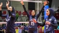 پیروزی زنان والیبالیست ایران در آسیا برای سومین بار