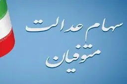 آغاز فرآیند انتقال سهام عدالت متوفیان به وراث