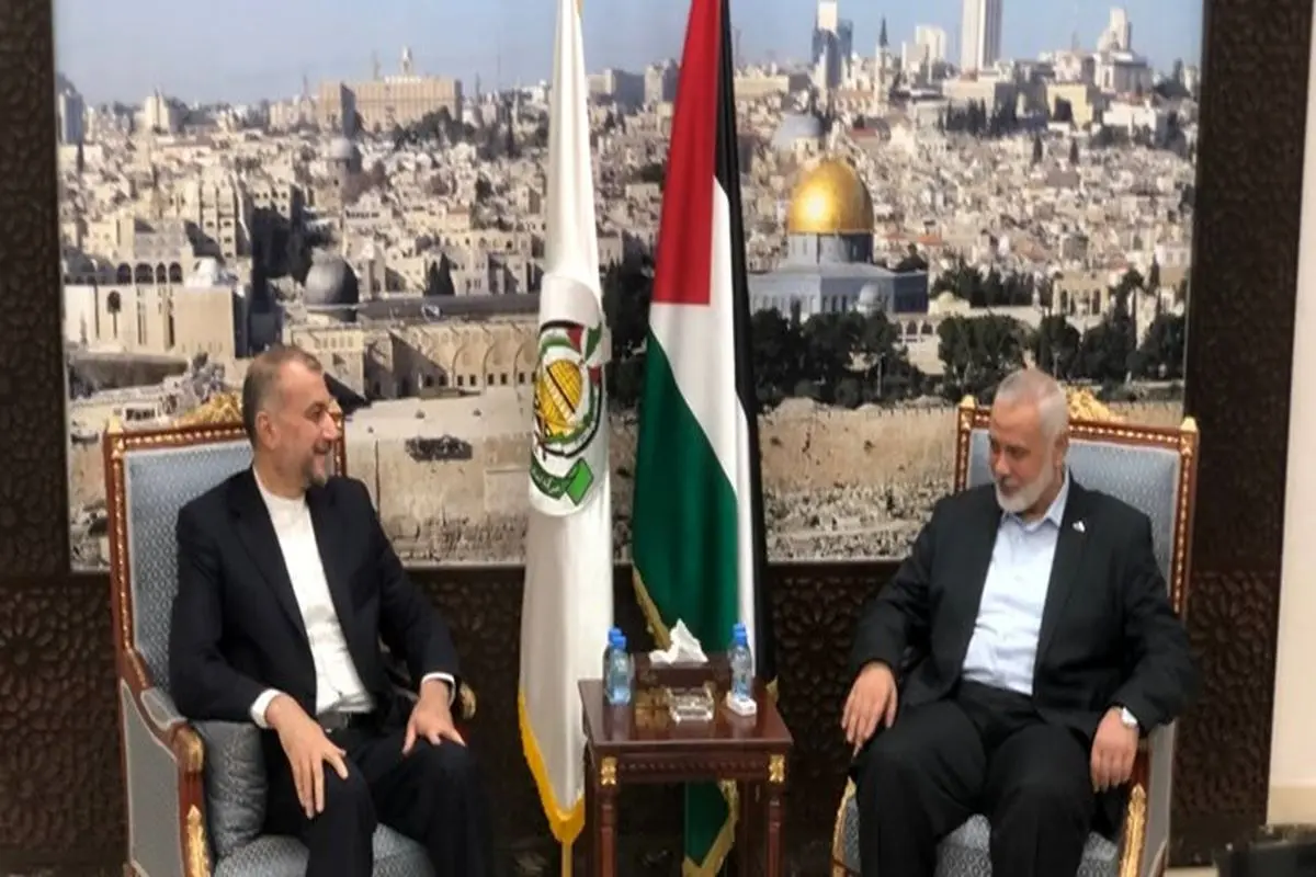 دیدار امیرعبداللهیان با اسماعیل هنیه در دوحه

