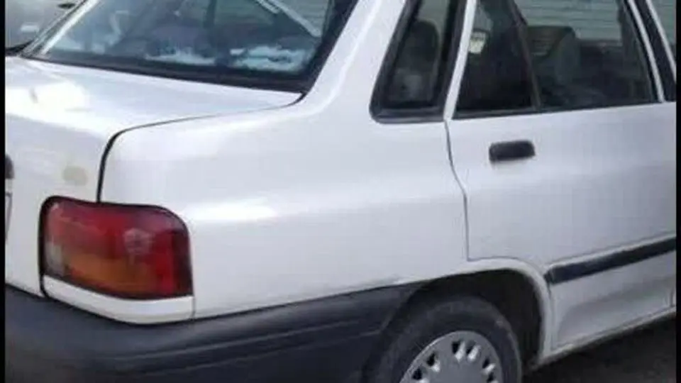 خلافی عجیب یک پراید در دلیجان جنجالساز شد