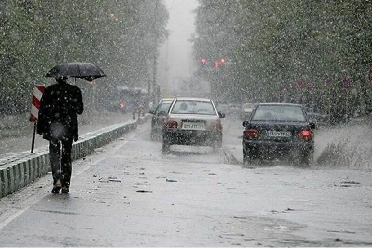 هشدار بارش باران و باد شدید در روزهای دوشنبه و سه شنبه
