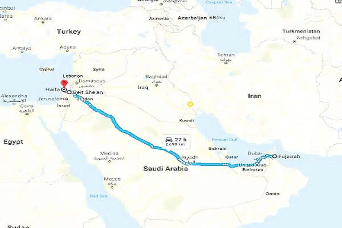 چشم حیفا به خلیج فارس
