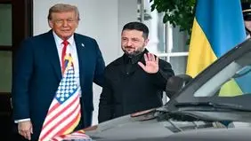 ترامپ به زلنسکی کلید کاخ سفید را هدیه داد 