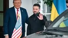 ترامپ به زلنسکی کلید کاخ سفید را هدیه داد 