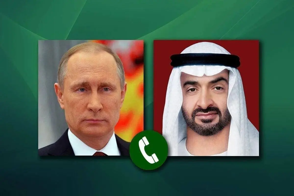 رایزنی روسای جمهور روسیه و امارات درباره دستیابی به توافق عادی‌سازی وضعیت خلیج‌ فارس