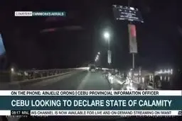 لحظه ترسناک زلزله مرگبار  ۶.۹ ریشتری در فیلیپین