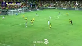 گل دوم النصر مقابل الاهلی عربستان را ببینید + ویدئو