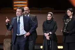 سخنرانی برنده جایزه امی علیه نسل کشی در اسرائیل